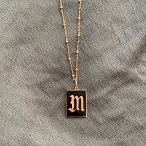 Maisonirem “M” necklace